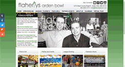 Desktop Screenshot of flahertysbowl.com